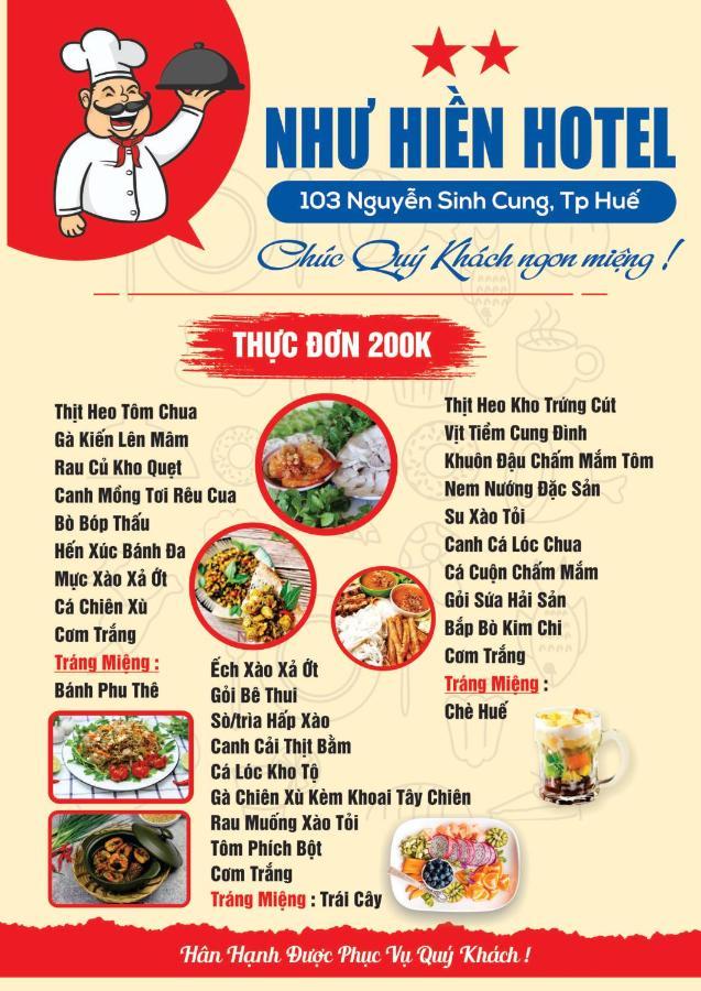 Nhu Hien Hotel Huế Ngoại thất bức ảnh